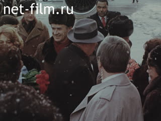 Movie Towards A New Meeting At the Highest Level. George Schultz. Negotiations In Moscow. (1988)
