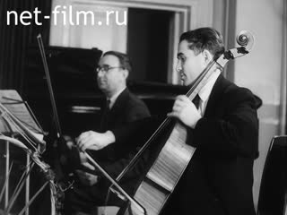 Кинохроника 60-летие академика Б. А. Арбузо-ва /сына/, лаборатория. (1960)