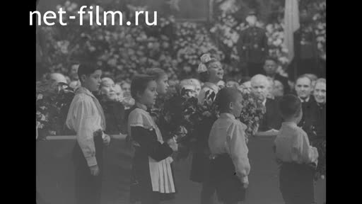 Кинохроника Фрагменты к/ж "Пионерия" № 12. (1949)