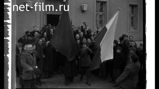 Кинохроника Фрагменты д/ф "От Вислы до Одера". (1945)