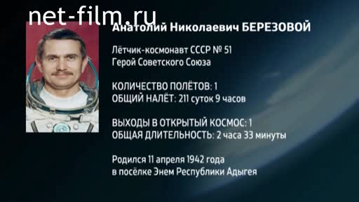 Movie Encyclopedia of astronauts. Berezovoj. (2016)