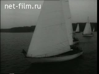 Киножурнал Советский спорт №10-1984 Моряки с Москва-реки. Про аксакалов, внуков и велосипед. Победить скалу. (1984)