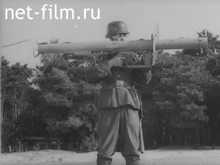 Footage Tank close combat guns. (1944)