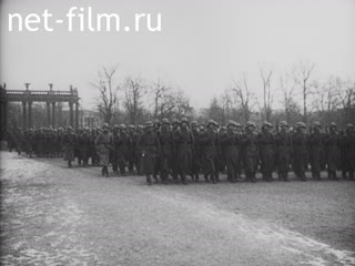 Footage The parade in Potsdam. (1910-1919)