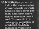 Modern cultivation of grain crops