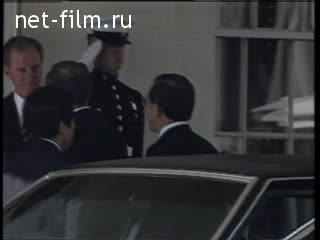 News Meeting of the Presidents of South Korea and the United States in Washington.(Foreign news footages №35, 1990)