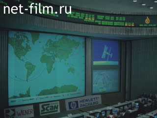 Footage Flooding the space station "Mir". (2001)