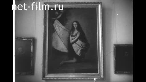 Footage Transfer pictures Dresden Gallery GDR. (1955)