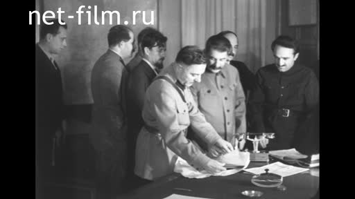 Кинохроника Фрагмент к/ж "Социалистическая деревня" № 22. (1935)