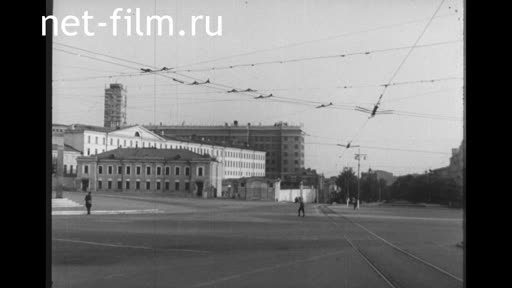 Footage Moscow in the summer of 1941. (1941-1942)