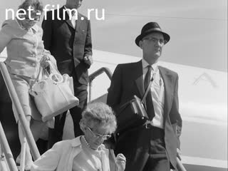 Кинохроника Приезд американских борцов за мир. (1970)