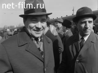 Кинохроника Встреча делегатов 24 съезда КПСС. (1971)