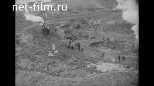 Кинохроника Строительство гидроэлектростанции "Сибирь-2". (1941)