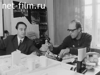 Кинохроника Интервью с гл. архитектором Пичуевым. (1974)