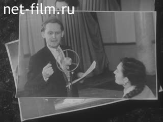 Footage Creative portrait of Biktimirov. (1967)