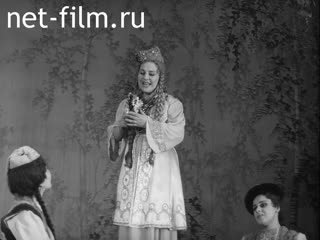 Footage Scene from the opera "Altynchech". (1973)
