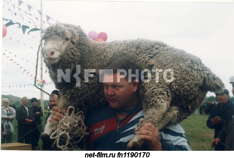 Ilshat Khamitovich Gilmetdinov, batyr of the Tatar national holiday Sabantuy of the village of