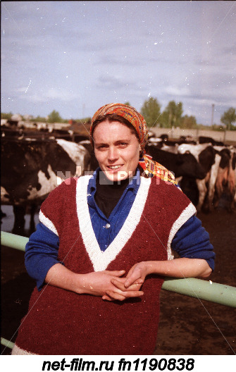 Milkmaid of the Zainsky district of the Republic of Tatarstan.
