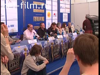 Footage Alexander Mindadze, Alexey Uchitel, press conference of the MIFF XXVII. (2005)