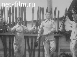 Footage Bolshevo labor commune of the OGPU. (1928)