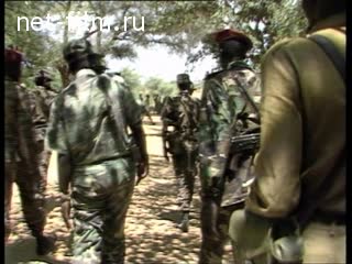 Новости Судан:Выступление командующего Народной армией освобождения Судана перед солдатами.(Зарубежные новостные сюжеты №83, 1986)