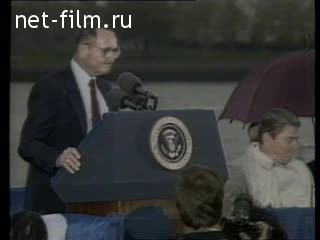 Новости Рейган говорит о поддержке "контрас" правительством США.(Зарубежные новостные сюжеты №42, 1987)