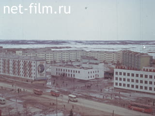 Footage The city of Monchegorsk. (1975)