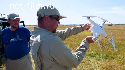 Footage Cosmonautics. Drones over fall fields. (2015)