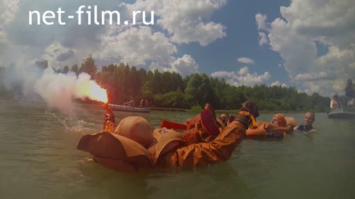 Footage Cosmonautics. Flooding near Moscow. (2015)