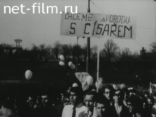 Footage Events of 1968 in Czechoslovakia. (1968)