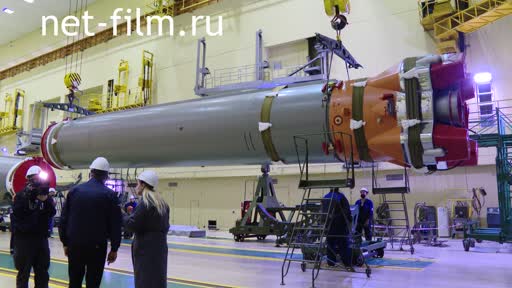 Footage Roscosmos, archive. Preparation and launch of the Progress M S-19 transport cargo ship. (2022)