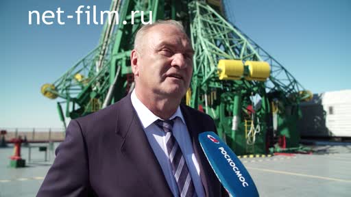 Footage Roscosmos, archive. "Challenge", filming on Baikonur. (2022)