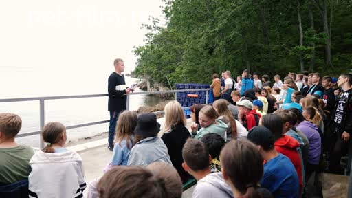 Footage Roscosmos, archive. Educational program "Sea Launch". (2022)