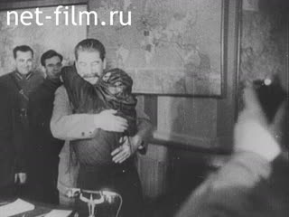 Footage Delegation of Armenian workers at a reception in the Kremlin. (1936)