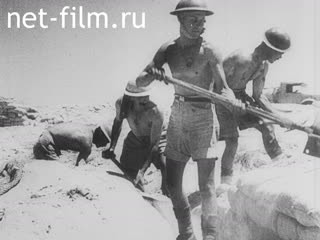 Footage Fighting in North Africa. (1942-1943)