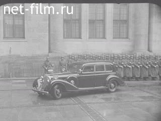Footage Arrival of V. M. Molotov in Berlin. (1940)