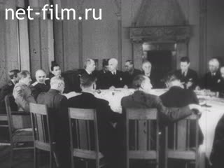 Footage Yalta Conference. (1945)