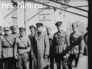 Footage Foreign military intervention in Russia. (1918)
