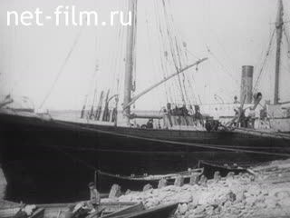 Footage Preparation and farewell to the polar expedition of G.Ya. Sedov. (1912)