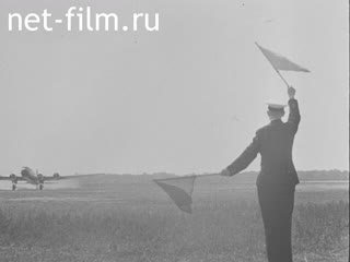 Footage Arrival in Moscow of German Foreign Minister Ribbentrop. (1939)