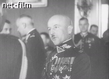 Footage Visit of Commander-in-Chief of the Lithuanian Army Stasys Raštikis to Poland. (1939)