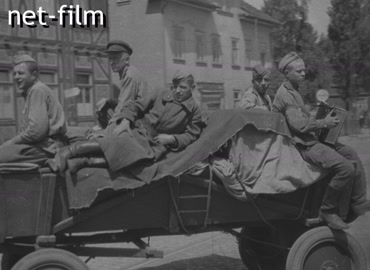 Footage The Collapse and Division of Nazi Germany. (1941-1945)