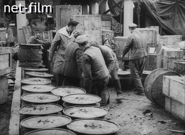 Footage Technical preparations for the Yalta Conference. (1945)