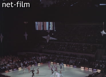 Footage Ballroom dancing. (1980-1990)