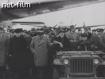 Footage During the Yalta Conference. (1945)