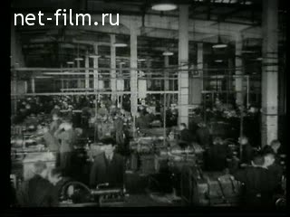 Footage Sound vocational school student writing. (1941)