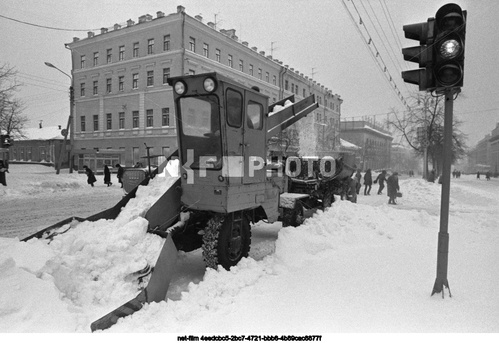 Уборка снега в Курске