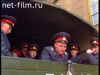Footage Meeting in Moscow on the eve of Victory Day celebration. (1993)