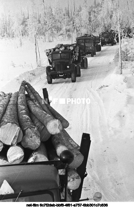 Кондопожский леспромхоз в Карельской АССР