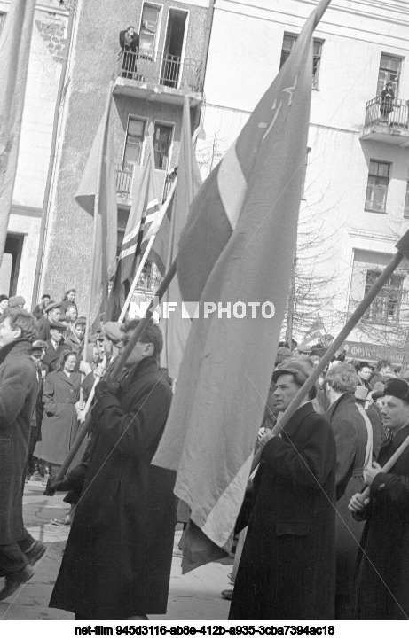 Празднование 1 Мая в Магадане